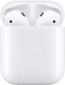 Apple AirPods (2nd Generation) Wireless Earbuds with Lightning Charging Case Included. Over 24 Hours of Battery Life. Effortless Setup. Bluetooth Headphones for iPhone