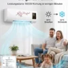 Haushalts-Klimaanlage mit Kühl- & Heizfunktion, 1-Min-Schnellkühlung, 10 Jahre Garantie