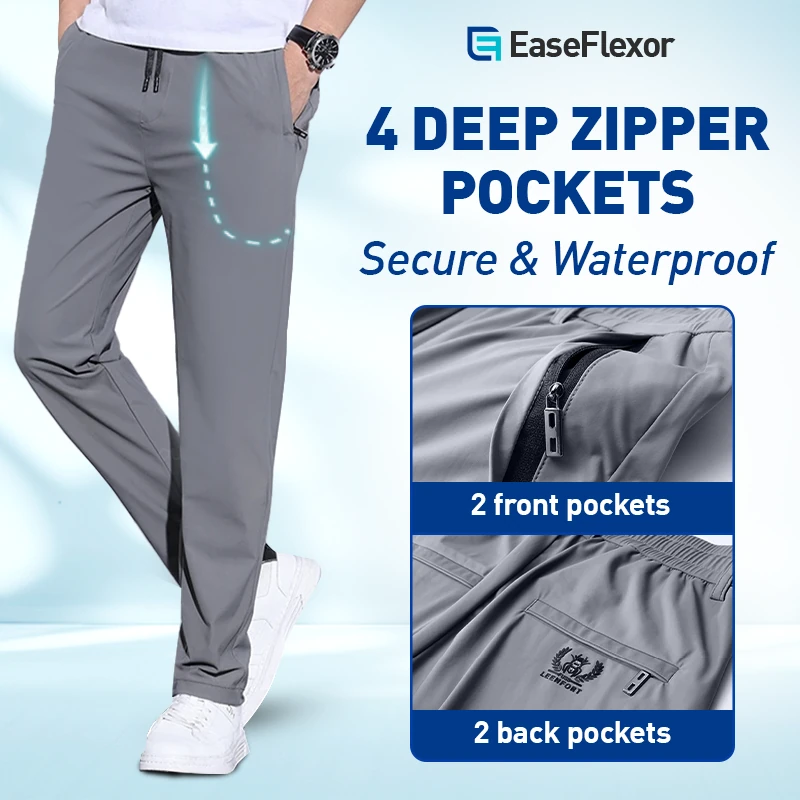 4 deep zipper pockets